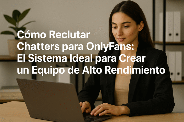 Cómo Reclutar Chatters para OnlyFans: El Sistema Ideal para Crear un Equipo de Alto Rendimiento